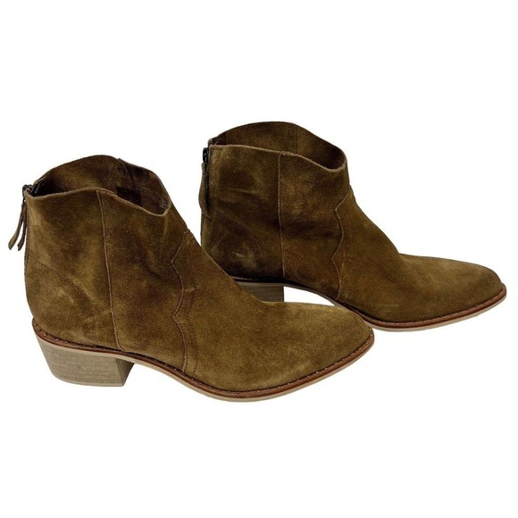 Crevo Brown Suede Ankle Boots - Picture 2 of 12